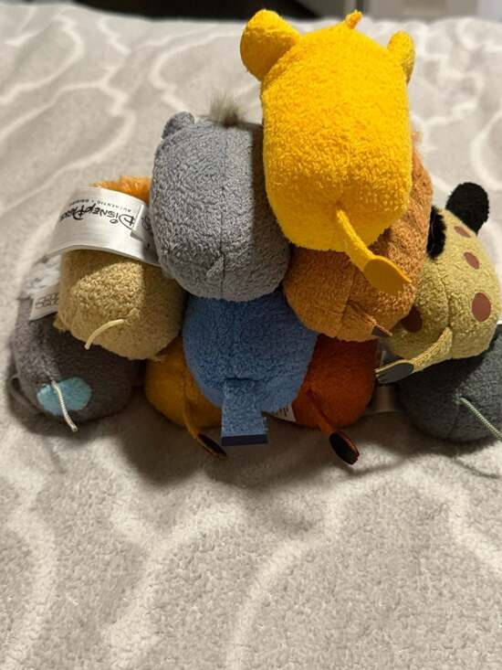 Disney Store Authentic The Lion King Tsum Tsum 9-Piece Mini Plush Set